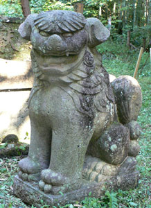 西山町伊毛の八幡神社拝殿彫刻