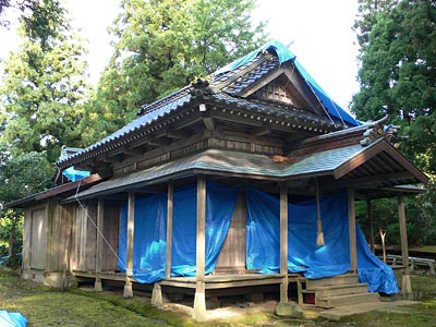 藤掛の姫宮神社拝殿