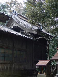 佐渡市千種の熊野神社社殿本殿部分