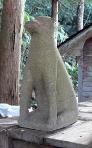 佐渡市河崎の金刀比羅神社狛犬