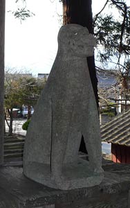佐渡市河崎の金刀比羅神社狛犬