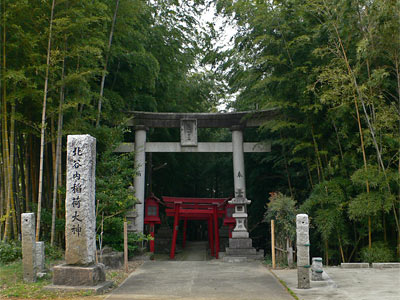新発田市佐々木の稲荷神社
