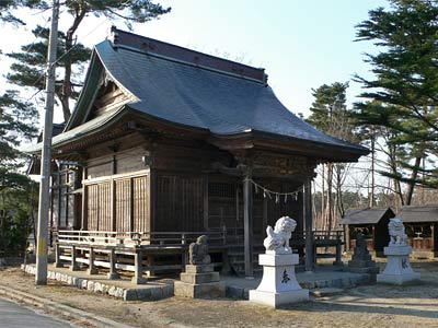 古田の神明宮社殿