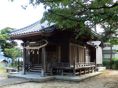 城所の熊野社拝殿