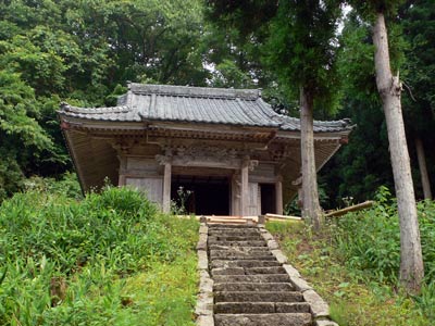 朝日村小揚の河内神社社殿