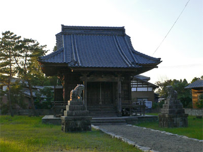 北区長場の神明社社殿