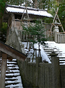 本与板八幡神社の本殿