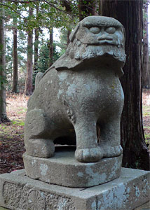 熱田神社狛犬（吽像）