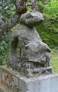 菅原神社狛犬（吽像）