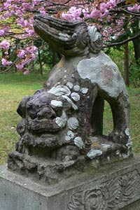 菅原神社狛犬（阿像）