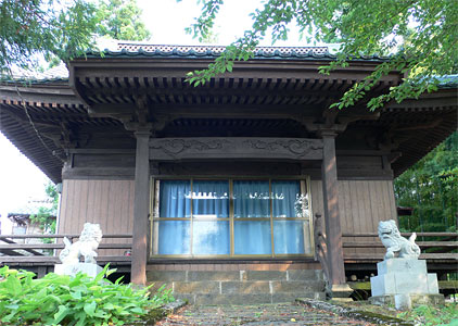 北黒川の八幡神社社殿