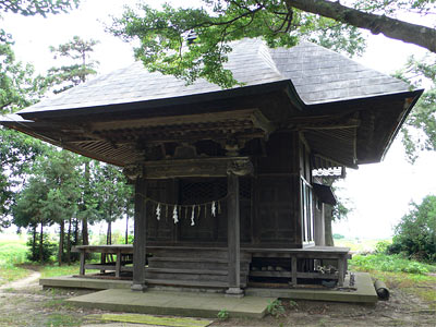吉田新田の三社宮社殿