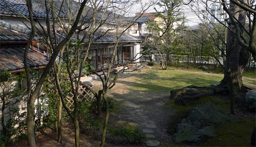 旧新潟市長公舎の庭園