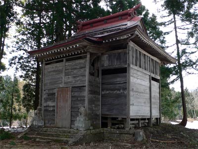 半蔵金田代の八幡神社社殿