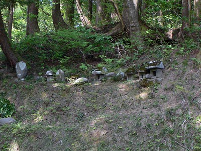 高柳町岡野町の十二神社社境内石祠