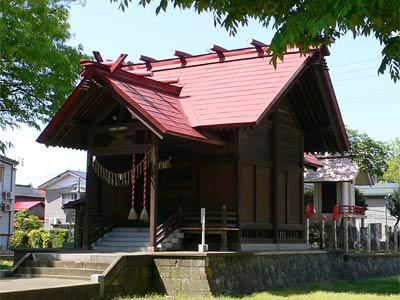 長岡市石内の諏訪神社