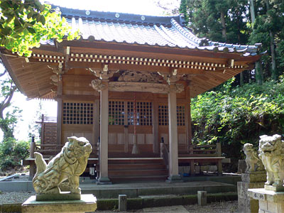寺泊戸崎の神明神社社殿