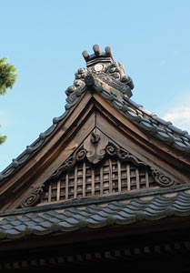 東中島諏訪神社拝殿屋根