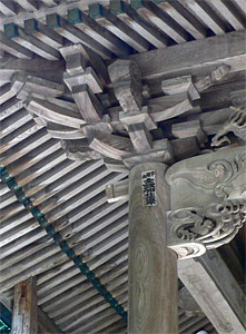 天津神社本殿彫刻