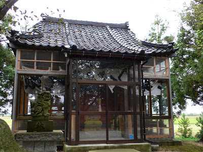 赤沼の諏訪神社社殿