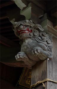 長岡市栃尾大野町の熊野神社社殿彫刻
