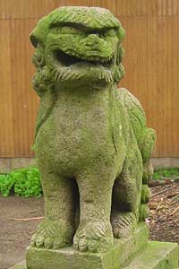 牡丹山諏訪神社狛犬