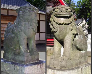 春日神社狛犬