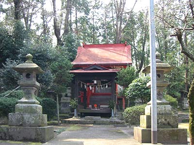 宮崎の熊野神社拝殿