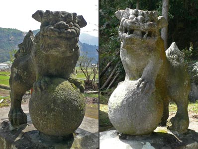 山神社狛犬