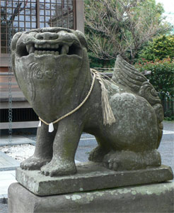 吉弘神社狛犬（阿像）