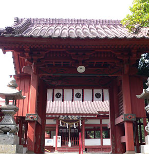 妻垣神社神門