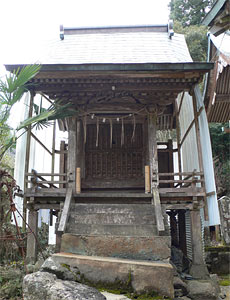大分市安藤の中須八幡社の本殿
