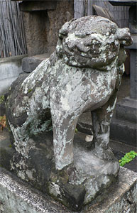 住吉神社境内狛犬（吽像）