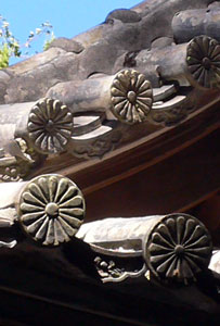 大分市神崎八幡神社拝殿の屋根