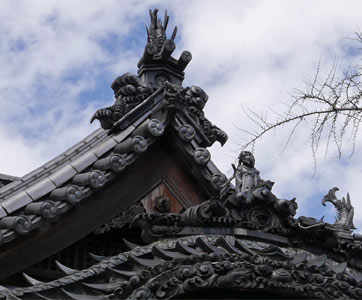 長浜神社拝殿の屋根